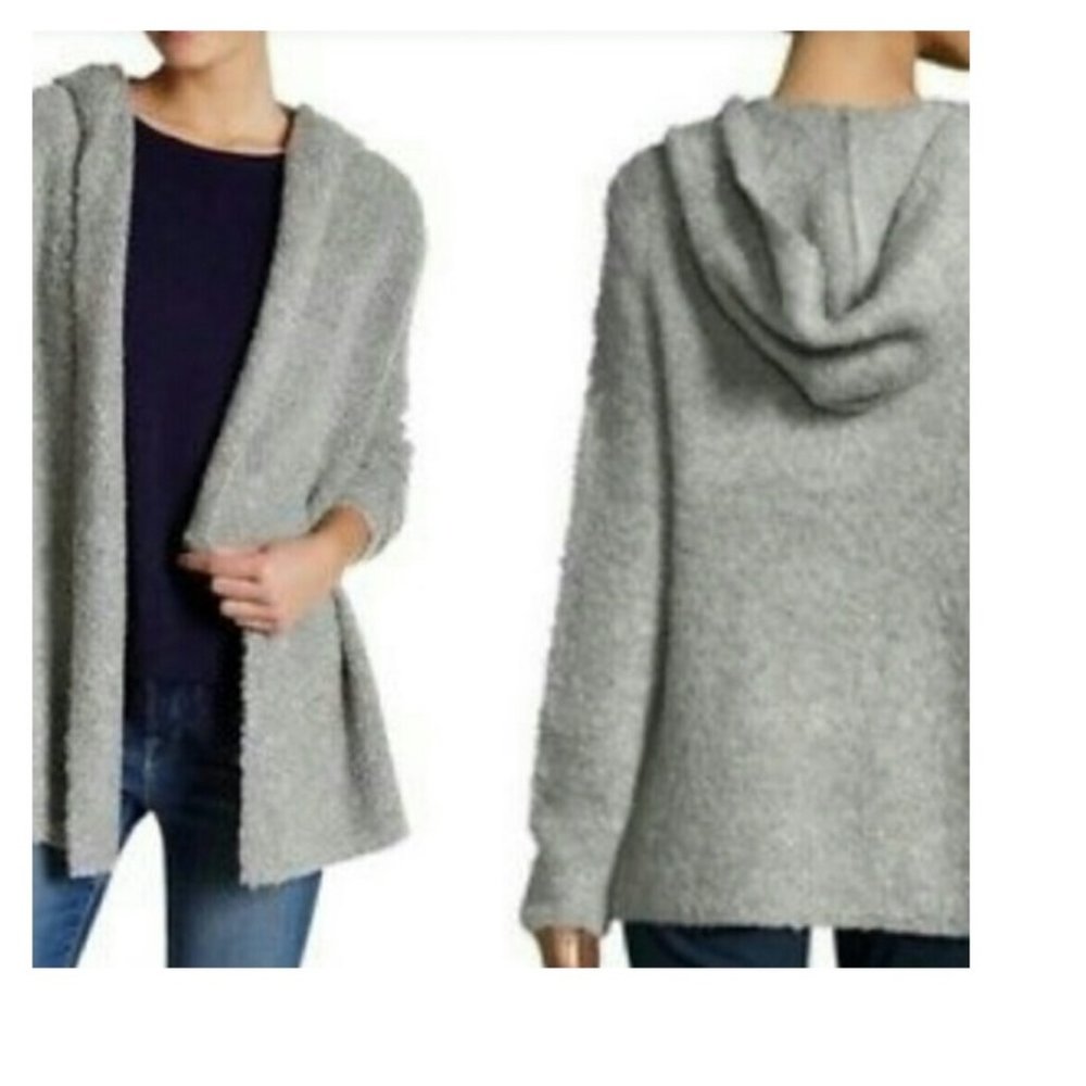 Soft Joie Grey Hadwyn Boucle Hooded Cardigan